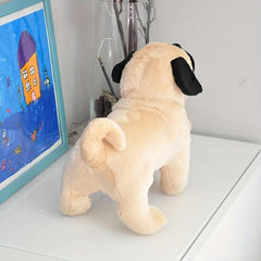 13in Standing Pug Dog Plush Toy Soft Stuffed Animals Gift