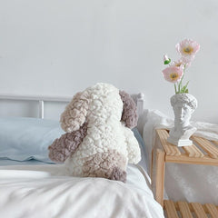 Cuddly Flower Dog Doll Plush Toy for Kids Birthday Gift
