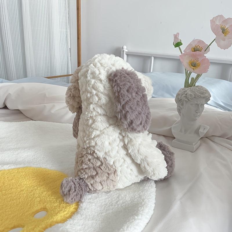 Cuddly Flower Dog Doll Plush Toy for Kids Birthday Gift