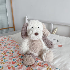 Cuddly Flower Dog Doll Plush Toy for Kids Birthday Gift