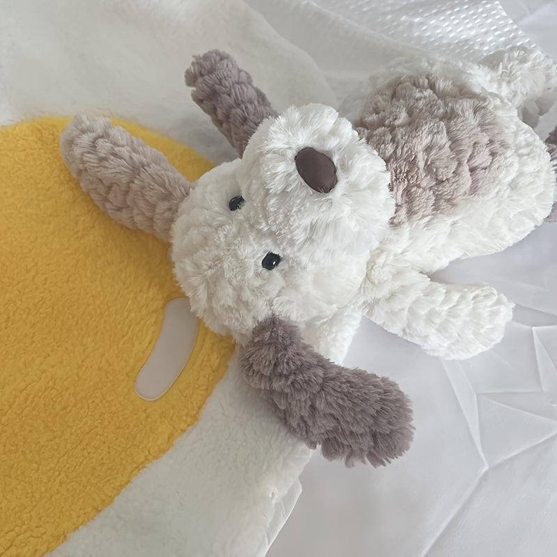 Cuddly Flower Dog Doll Plush Toy for Kids Birthday Gift