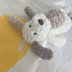 Cuddly Flower Dog Doll Plush Toy for Kids Birthday Gift