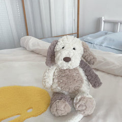 Cuddly Flower Dog Doll Plush Toy for Kids Birthday Gift