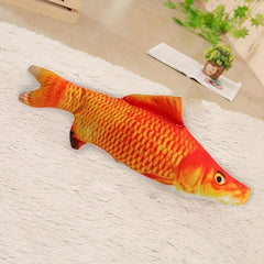 16in 3D Fish Pillow Cat Toy Funny Decoration Gift