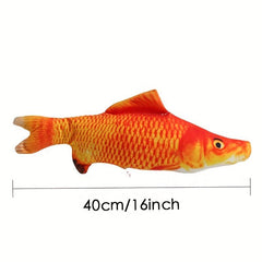 16in 3D Fish Pillow Cat Toy Funny Decoration Gift