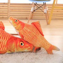 16in 3D Fish Pillow Cat Toy Funny Decoration Gift