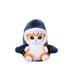 Shark Cat Plush Doll Pendant Room Decoration Calcium Bag Holiday Gift