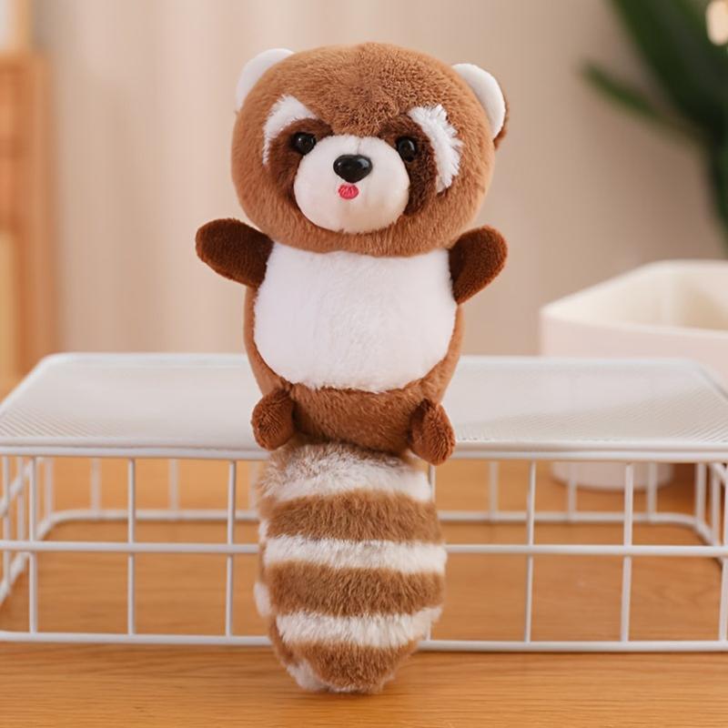 Colorful Raccoon Pendant Soft Animal Dolls Halloween For Boys And Girls