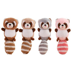 Colorful Raccoon Pendant Soft Animal Dolls Halloween For Boys And Girls