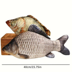 40cm Simulation Fish Plush Toy Sofa Cushion Birthday Gift Kids