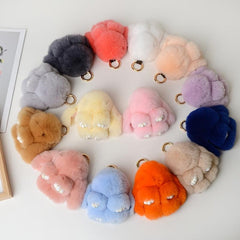 Cute Rabbit Doll Plush Toy for Phone School Women's Bag
