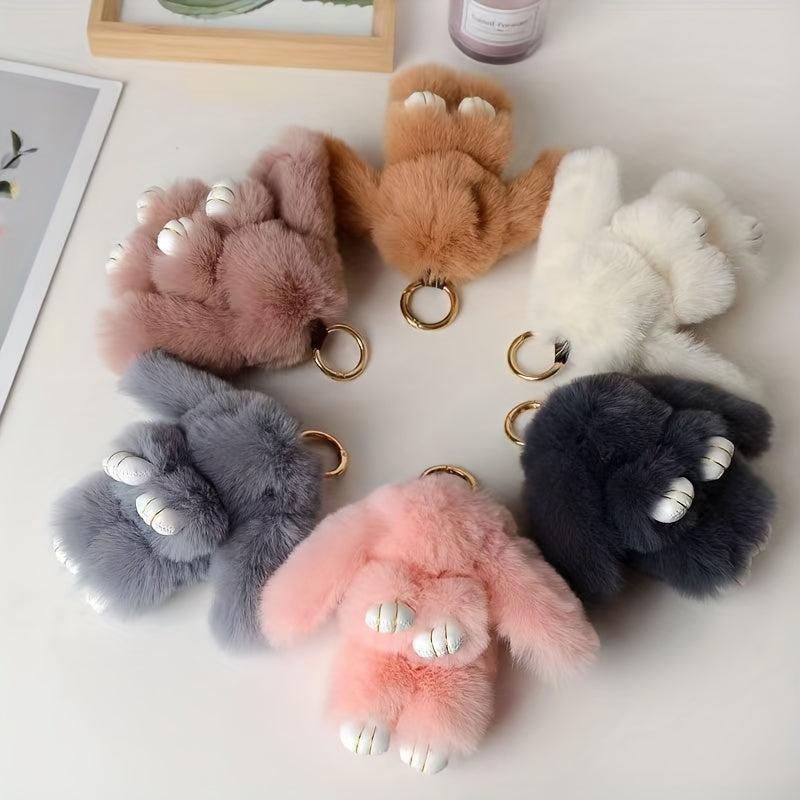 Cute Rabbit Doll Plush Toy for Phone School Women's Bag