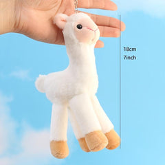 7inch 17 Alpaca Plush Doll Stuffed Animals Pendant Lamb Doll Key Chain