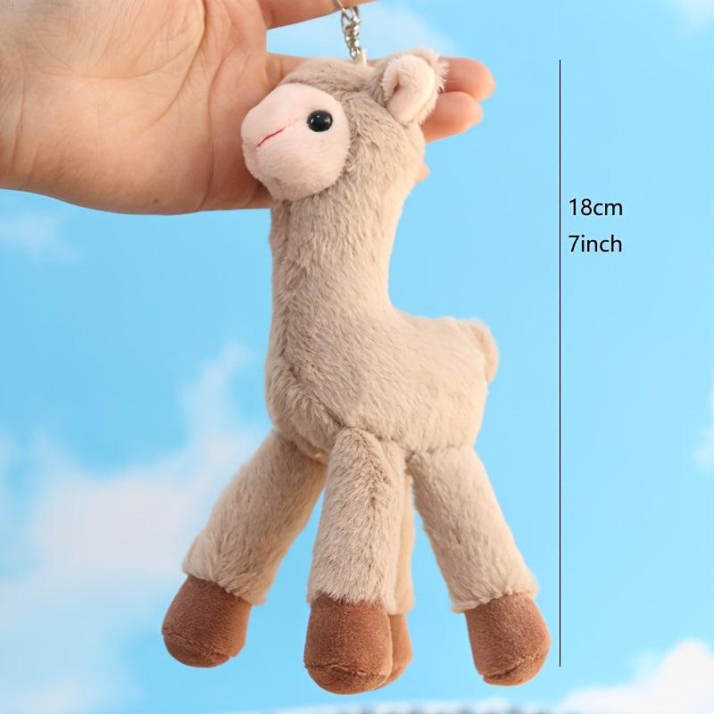 7inch 17 Alpaca Plush Doll Stuffed Animals Pendant Lamb Doll Key Chain