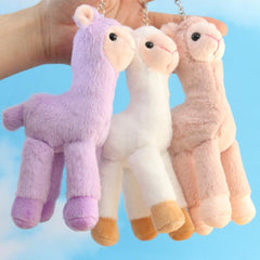 7inch 17 Alpaca Plush Doll Stuffed Animals Pendant Lamb Doll Key Chain