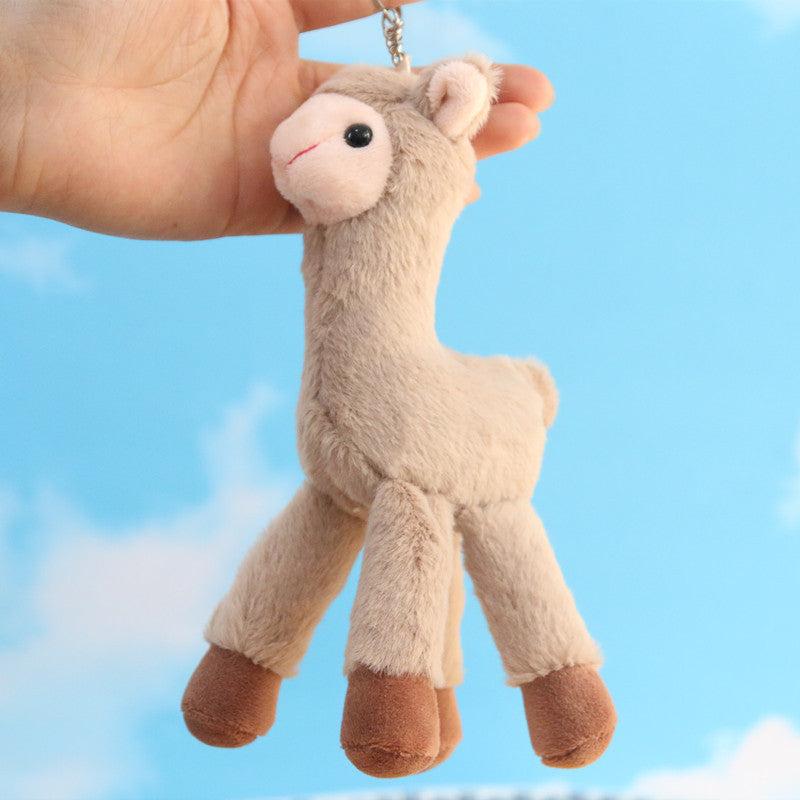 7inch 17 Alpaca Plush Doll Stuffed Animals Pendant Lamb Doll Key Chain