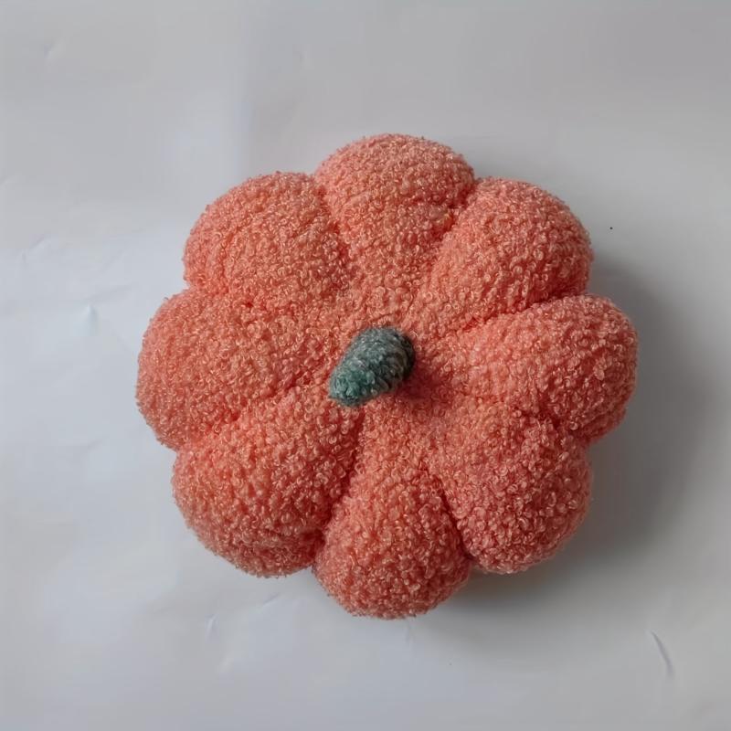Pumpkin Shape Throw Pillow Plush for Halloween