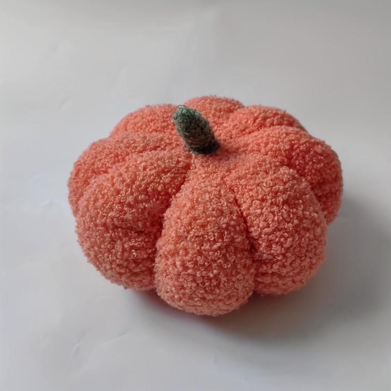 Pumpkin Shape Throw Pillow Plush for Halloween