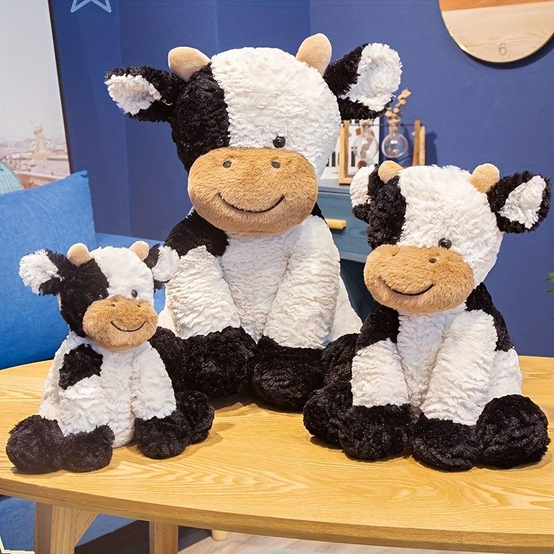 9.8in Sitting Cow Plush Toy - Perfect Gift for Kids