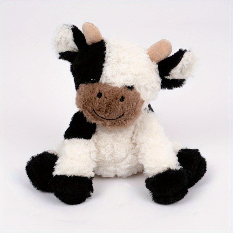 9.8in Sitting Cow Plush Toy - Perfect Gift for Kids