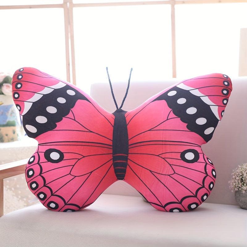 Simulation Butterfly Plush Toy Sofa Cushion Halloween Room Decoration