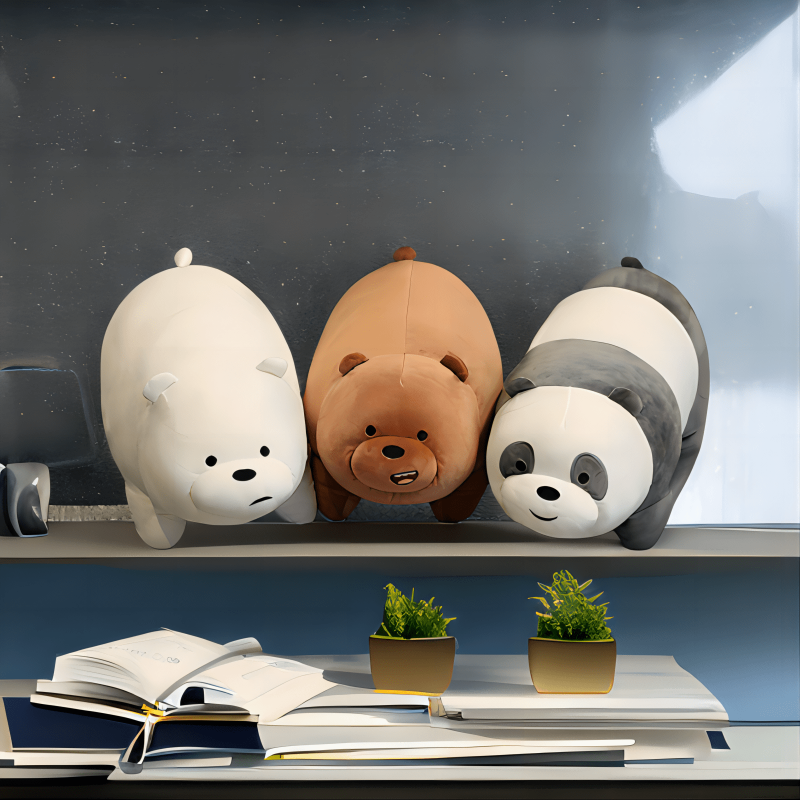 22 Bear Doll Soft Pillow Panda Doll Plush Toy Easter Halloween Christmas Gift