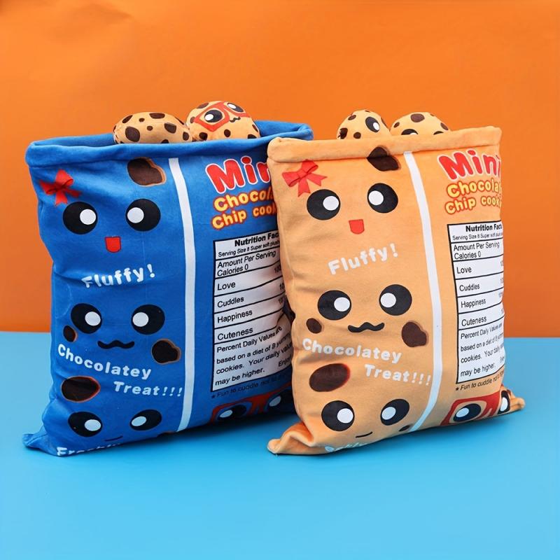 Set of 8 Mini Dolls Cartoon Cookies Plush Toy Animal Pillow Gift for Kids
