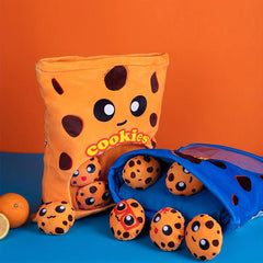 Set of 8 Mini Dolls Cartoon Cookies Plush Toy Animal Pillow Gift for Kids