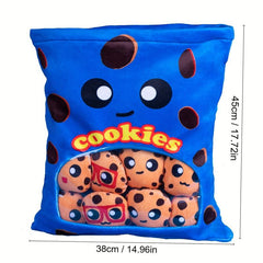 Set of 8 Mini Dolls Cartoon Cookies Plush Toy Animal Pillow Gift for Kids