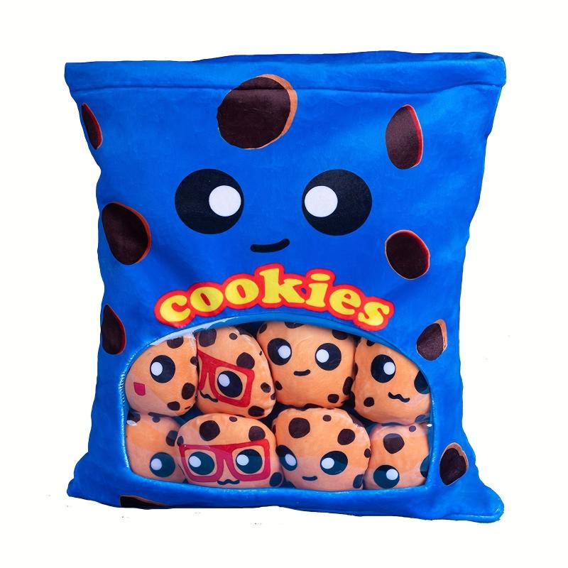 Set of 8 Mini Dolls Cartoon Cookies Plush Toy Animal Pillow Gift for Kids