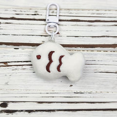 Cat & Fish Plush Keychain High Value Couple Bag Accessories