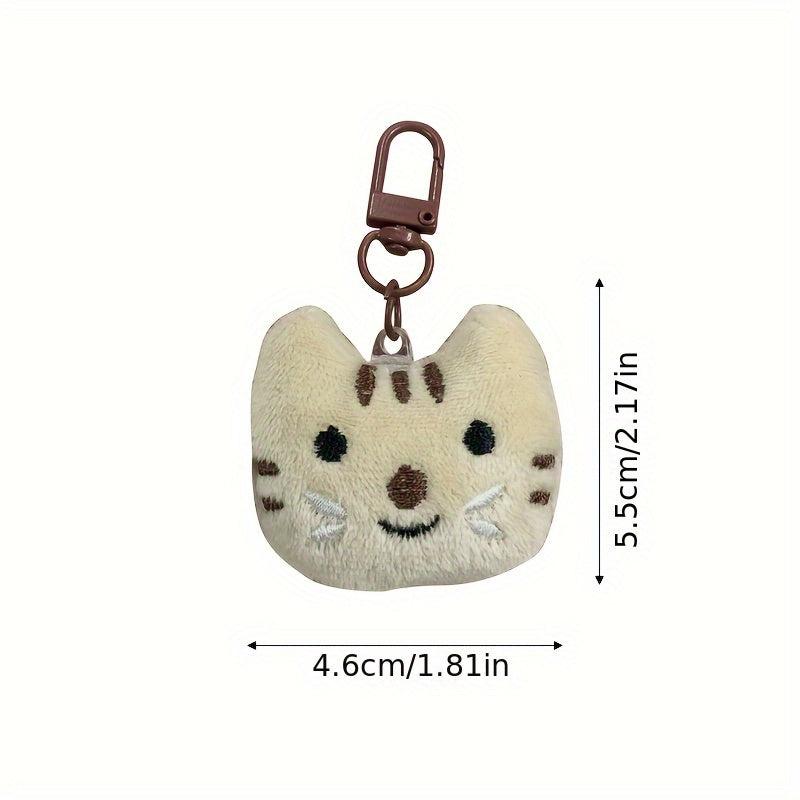 Cat & Fish Plush Keychain High Value Couple Bag Accessories
