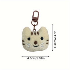 Cat & Fish Plush Keychain High Value Couple Bag Accessories