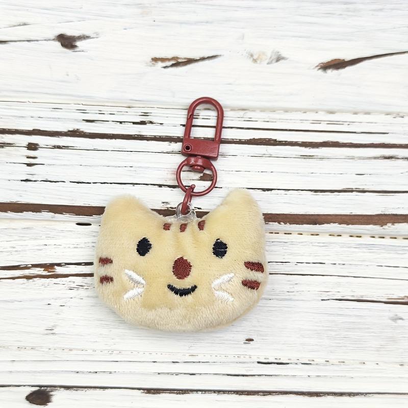 Cat & Fish Plush Keychain High Value Couple Bag Accessories
