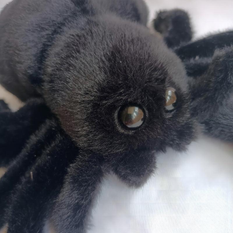 Red Tail Spider Plush Toy Halloween Bar Doll Funny Simulation