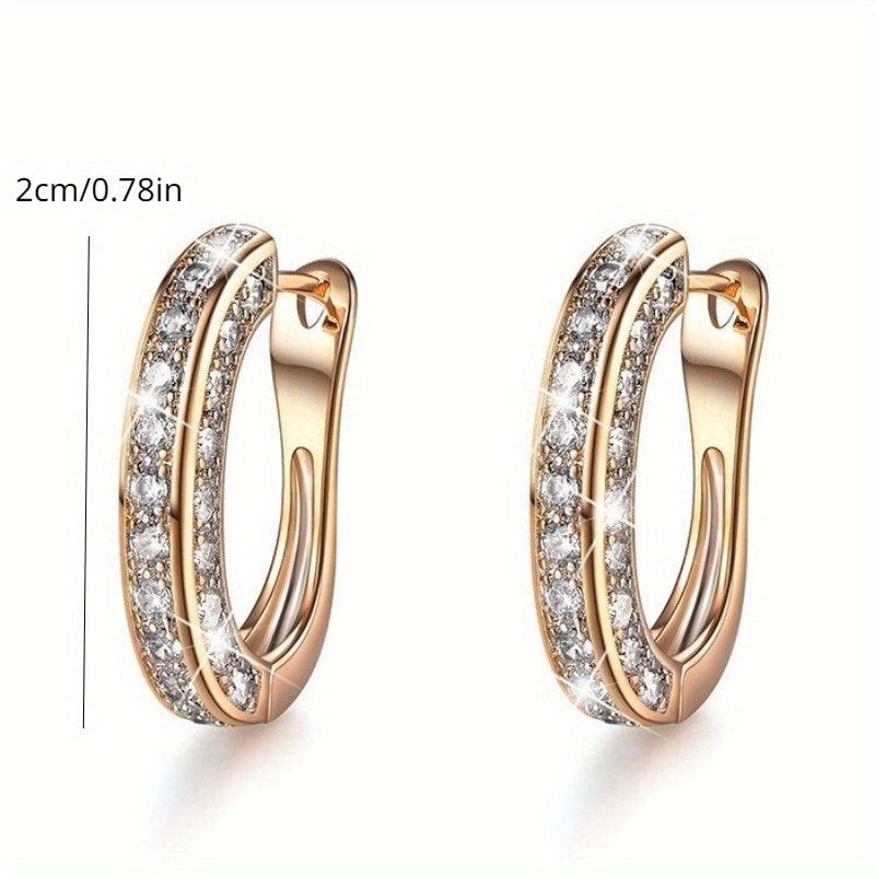 Rhinestone Ear Clip Anniversary Party Jewelry