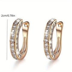 Rhinestone Ear Clip Anniversary Party Jewelry