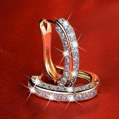 Rhinestone Ear Clip Anniversary Party Jewelry