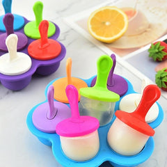 Silicone Ice Tray Silicone Popsicle Mold DIY Homemade Ice Cream Mold