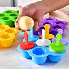 Silicone Ice Tray Silicone Popsicle Mold DIY Homemade Ice Cream Mold