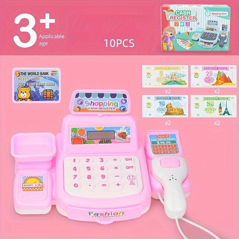 Kids Supermarket Cash Register Set Pretend Play Toy