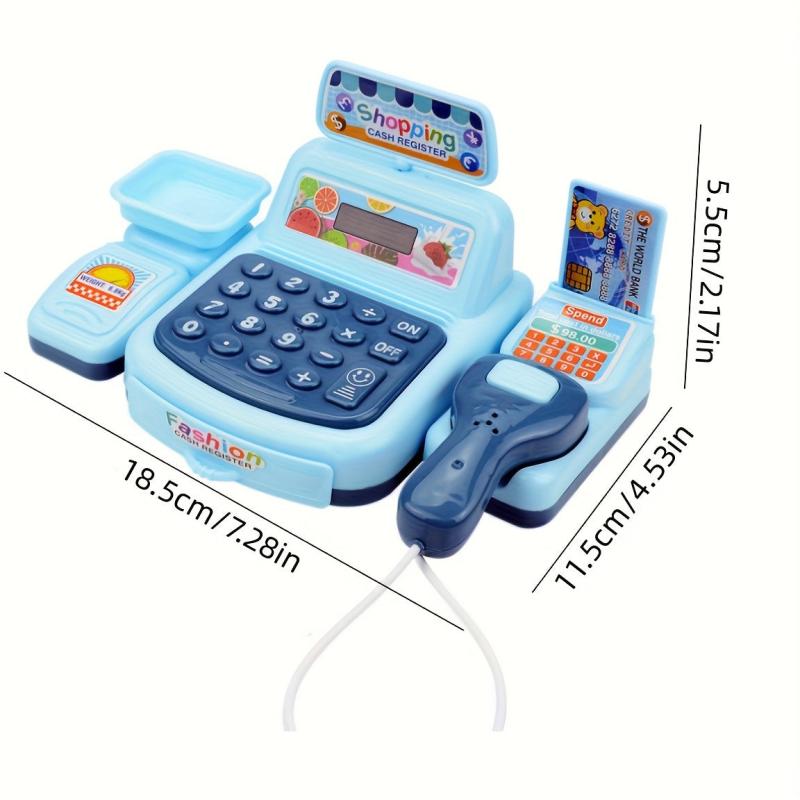 Kids Supermarket Cash Register Set Pretend Play Toy