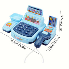 Kids Supermarket Cash Register Set Pretend Play Toy