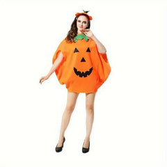 Halloween Pumpkin Costume Hat Bag Kids Adult Cosplay Party