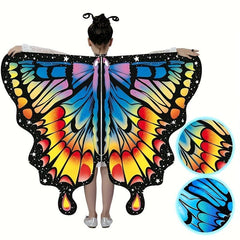 Butterfly Costume For Women Girls Halloween Cape Wings