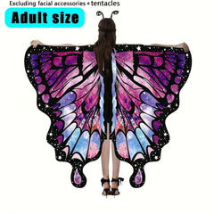Butterfly Costume For Women Girls Halloween Cape Wings