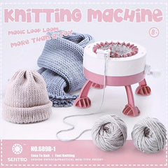 22 Needles Plastic Hand Knitting Machine Children Weaving Toy DIY Crafts