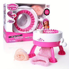 22 Needles Plastic Hand Knitting Machine Children Weaving Toy DIY Crafts