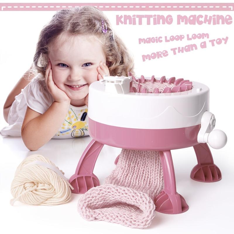 22 Needles Plastic Hand Knitting Machine Children Weaving Toy DIY Crafts