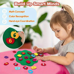 Numbers Felt Board For Toddlers Counters For Kids Preschool Math